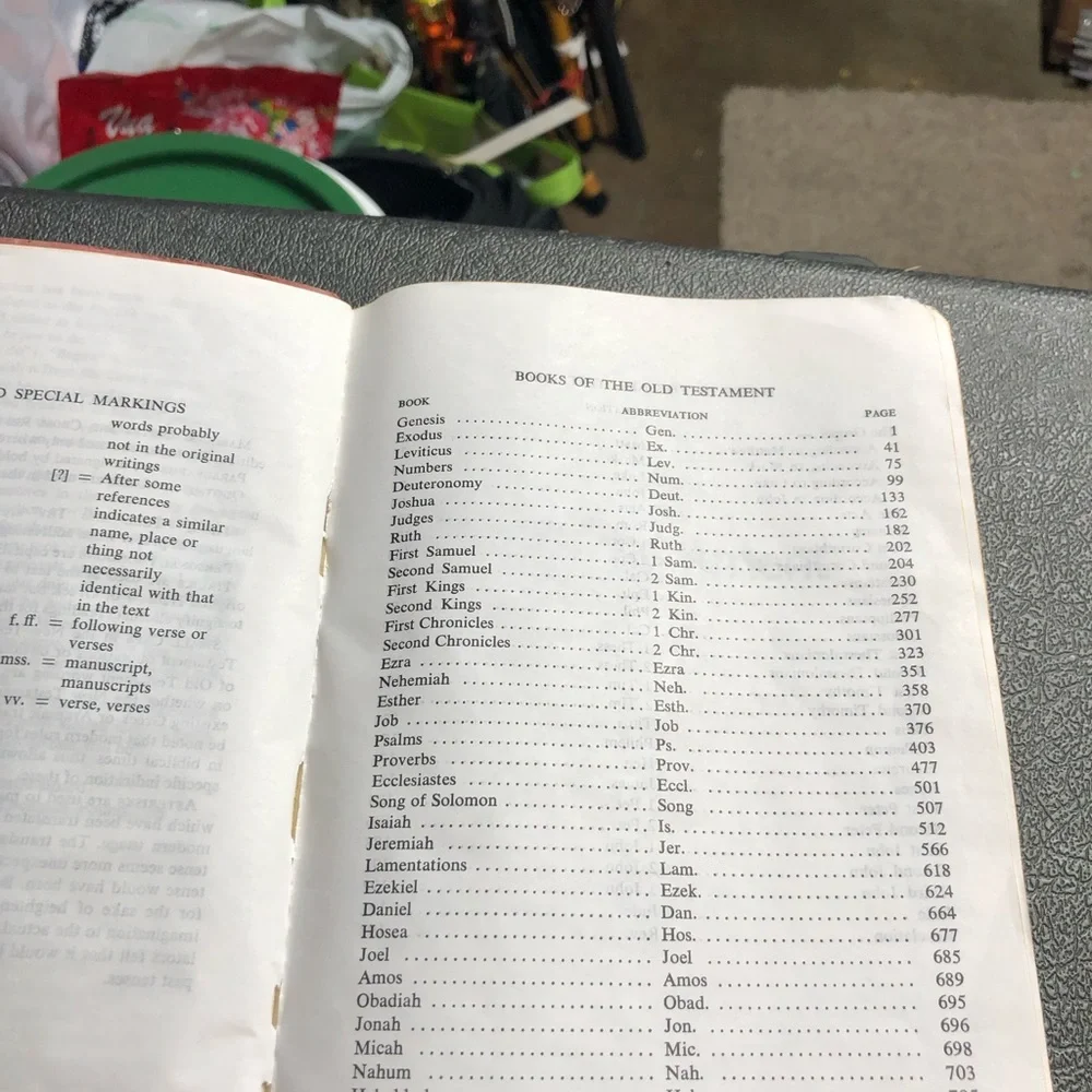 Holy Bible New American Standard Burgundy Cover Portable by B&H 1977